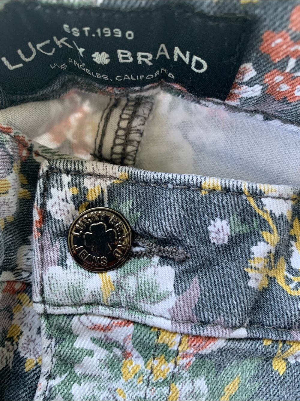 LUCKY BRAND Jeans Women's Size 6/28 Floral - Picture 2 of 10